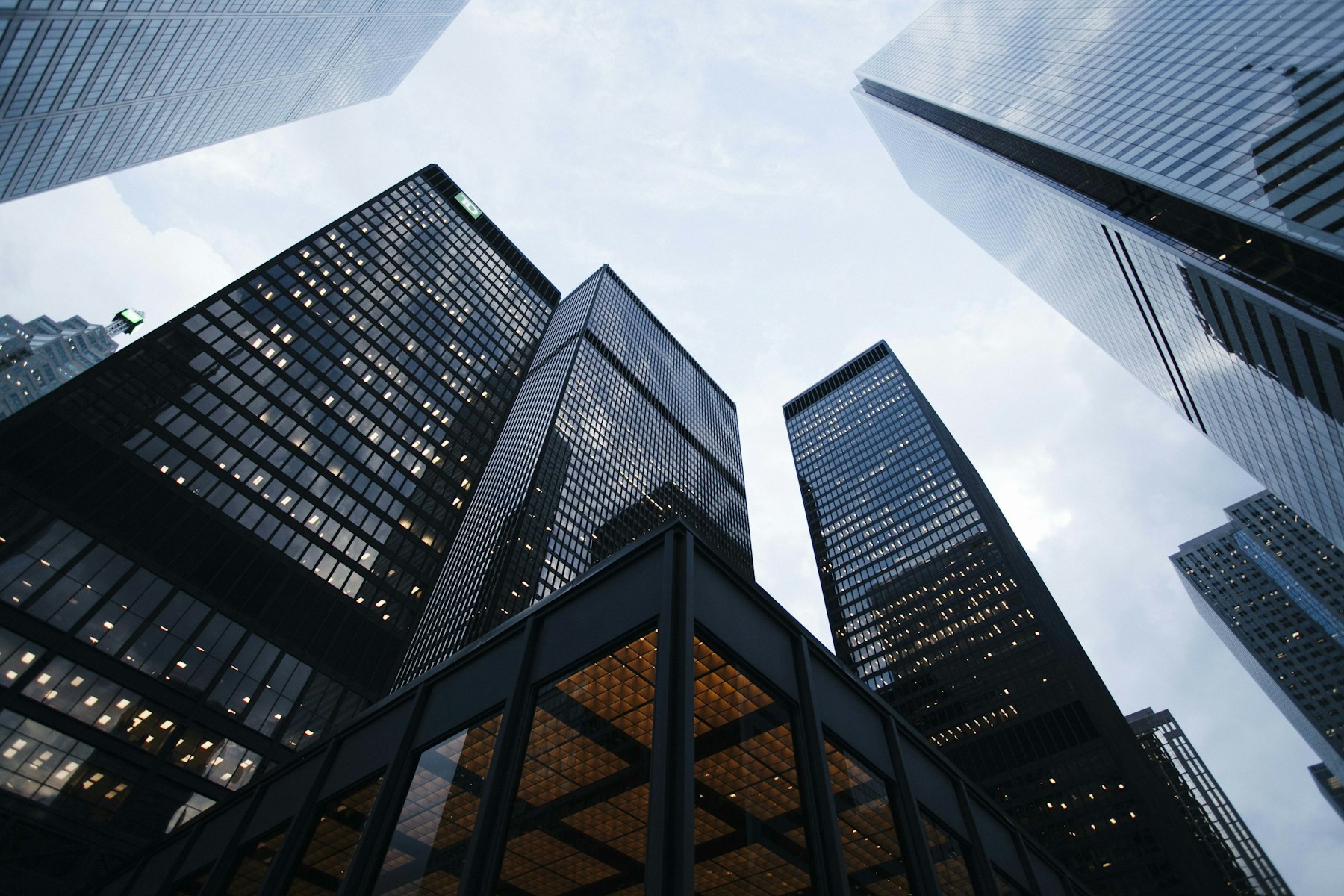 City skyline representing professional insurance agency service